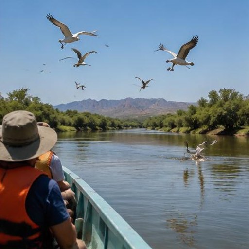 Float the Fuerte River at sunrise.