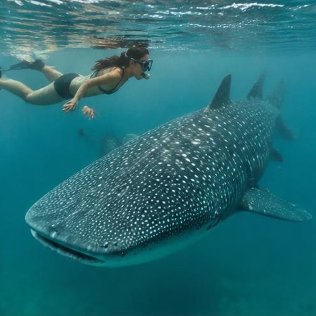 Swim with whale sharks