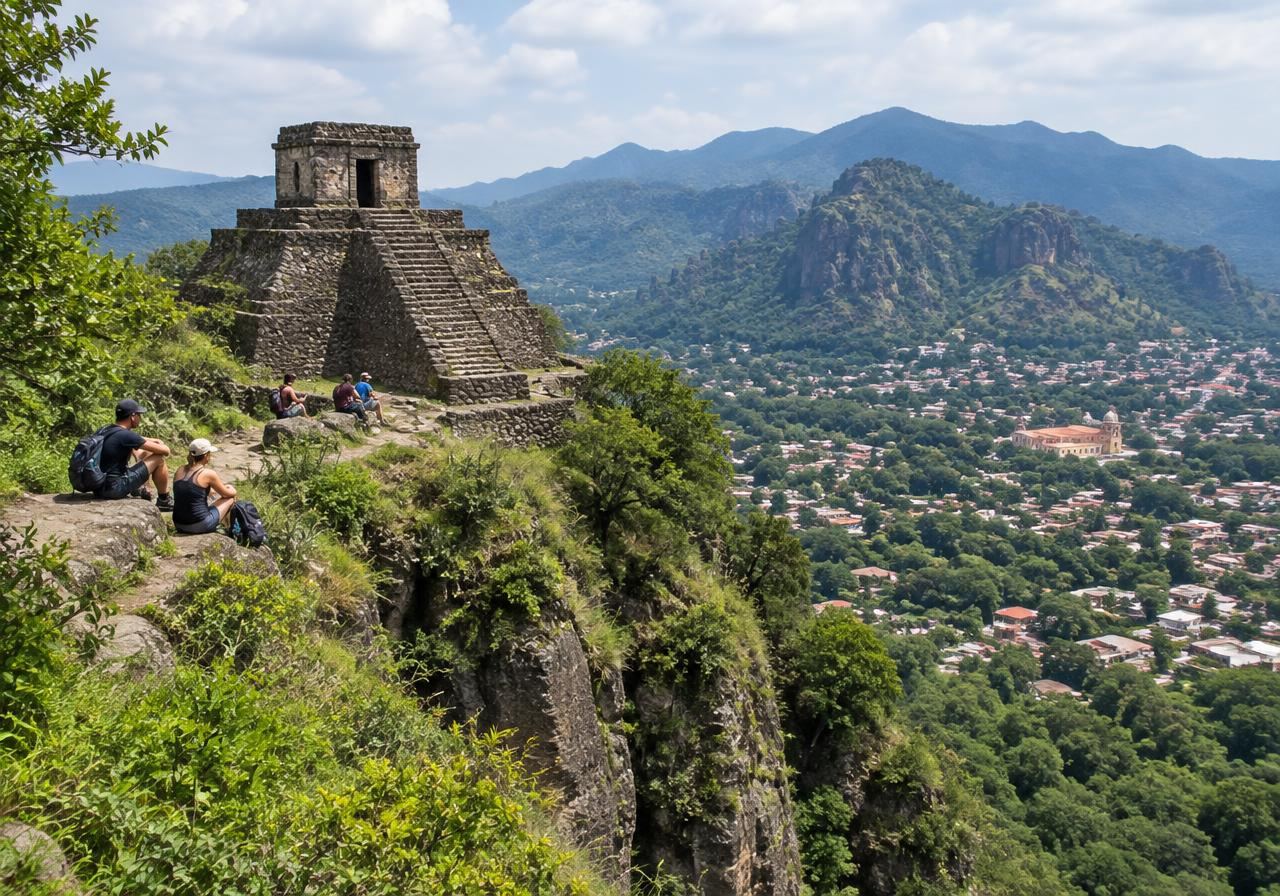 Climb to the Tepozteco pyramid.