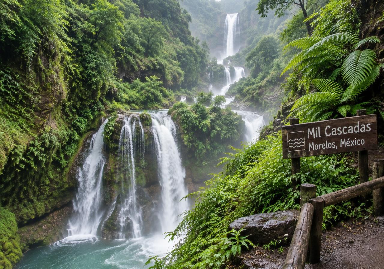 Walk the ravines of Mil Cascadas.