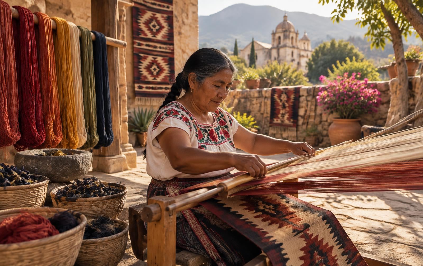 Teotitlán del Valle · tradition carried by living hands