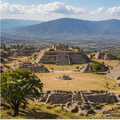 Monte Albán, Mitla and Hierve el Agua.