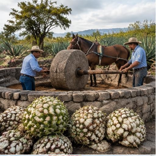Follow agave from field to family palenque.