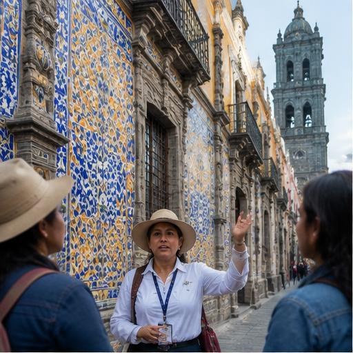 Historic Puebla with an architect