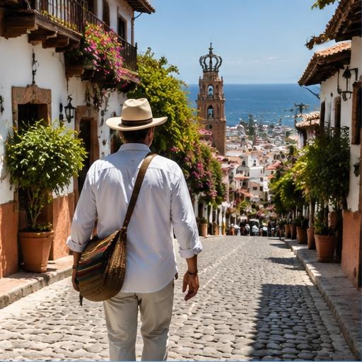 Old Vallarta with a local