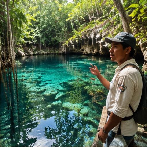 Cenote with a local guide