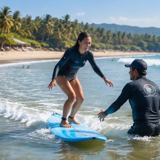 Take a private surf lesson in San Pancho.