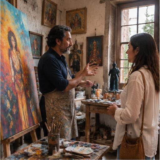 Private artist studio visits