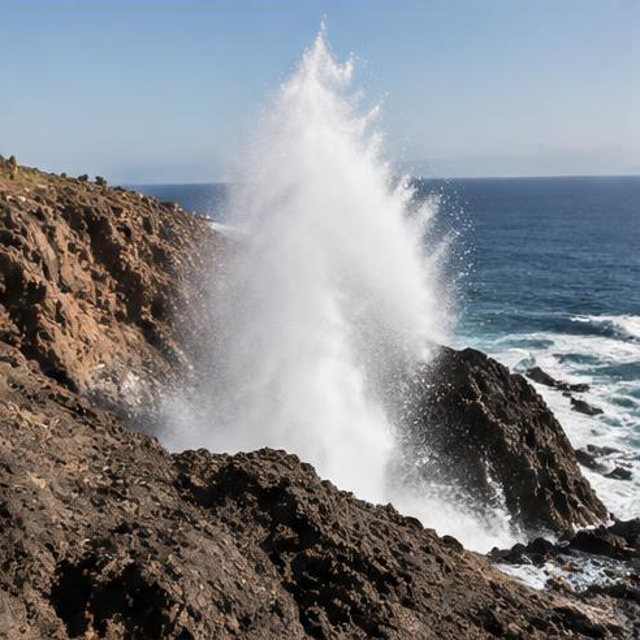 Pacific coast and La Bufadora
