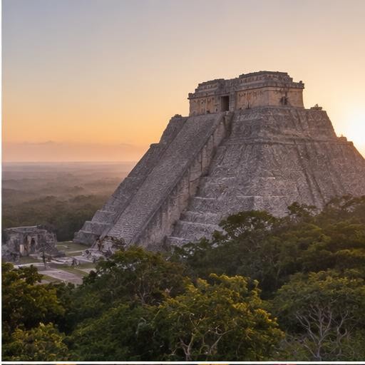 See Uxmal in its wider landscape.
